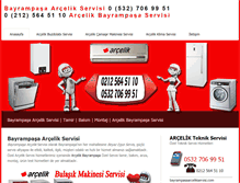 Tablet Screenshot of bayrampasaarcelikservisi.com